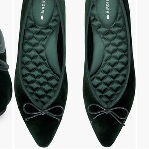 New Birdies Golfinch Velvet Flats
